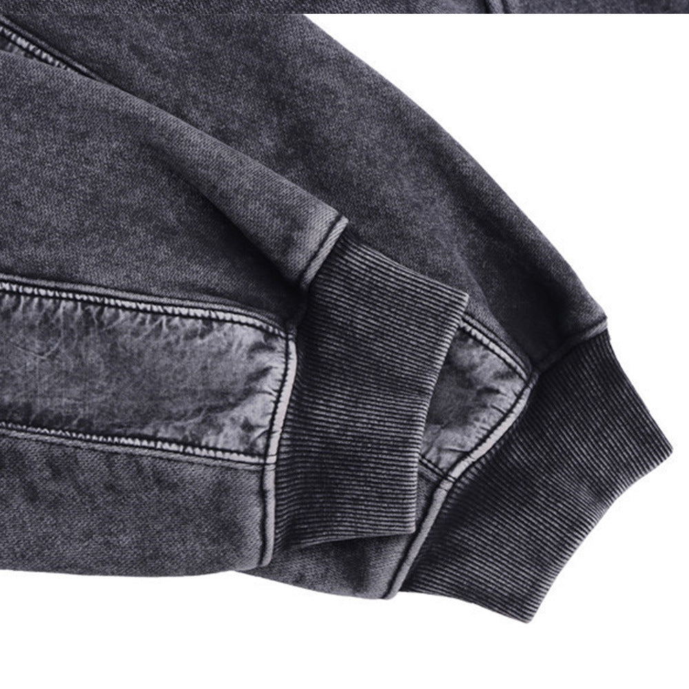 Stone Wash Pullover Hoodie