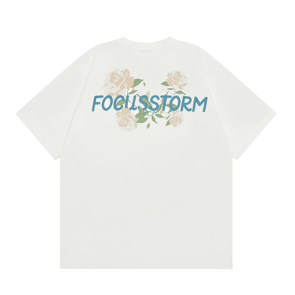 Rose Print T-shirt