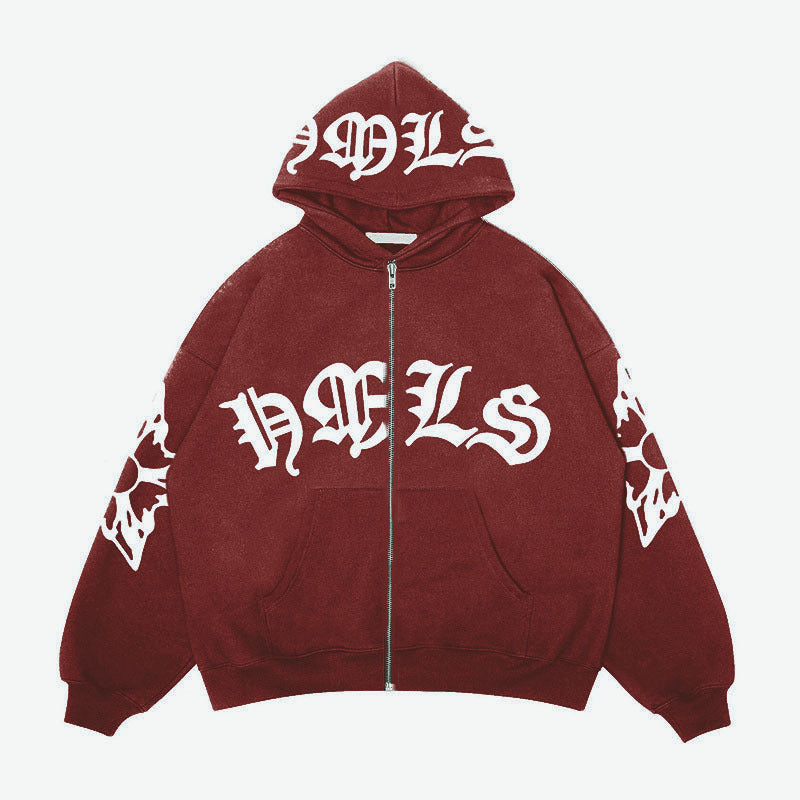 Letter Print Hoodie