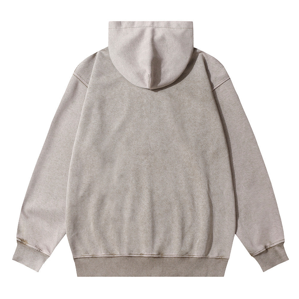 Patch Embroidered Hoodie