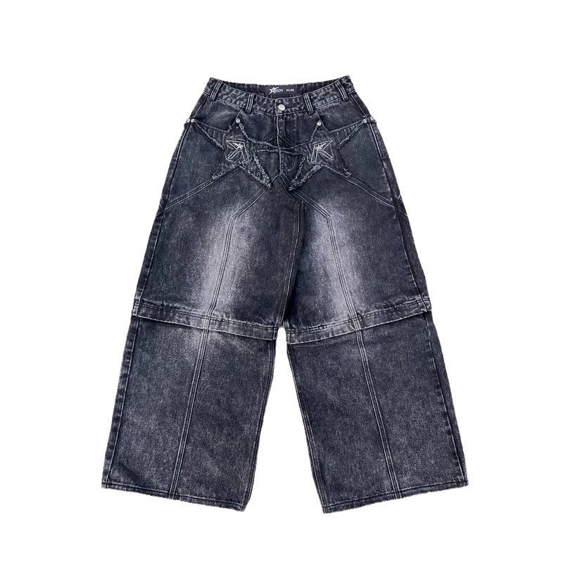 Star Wide-leg Jeans