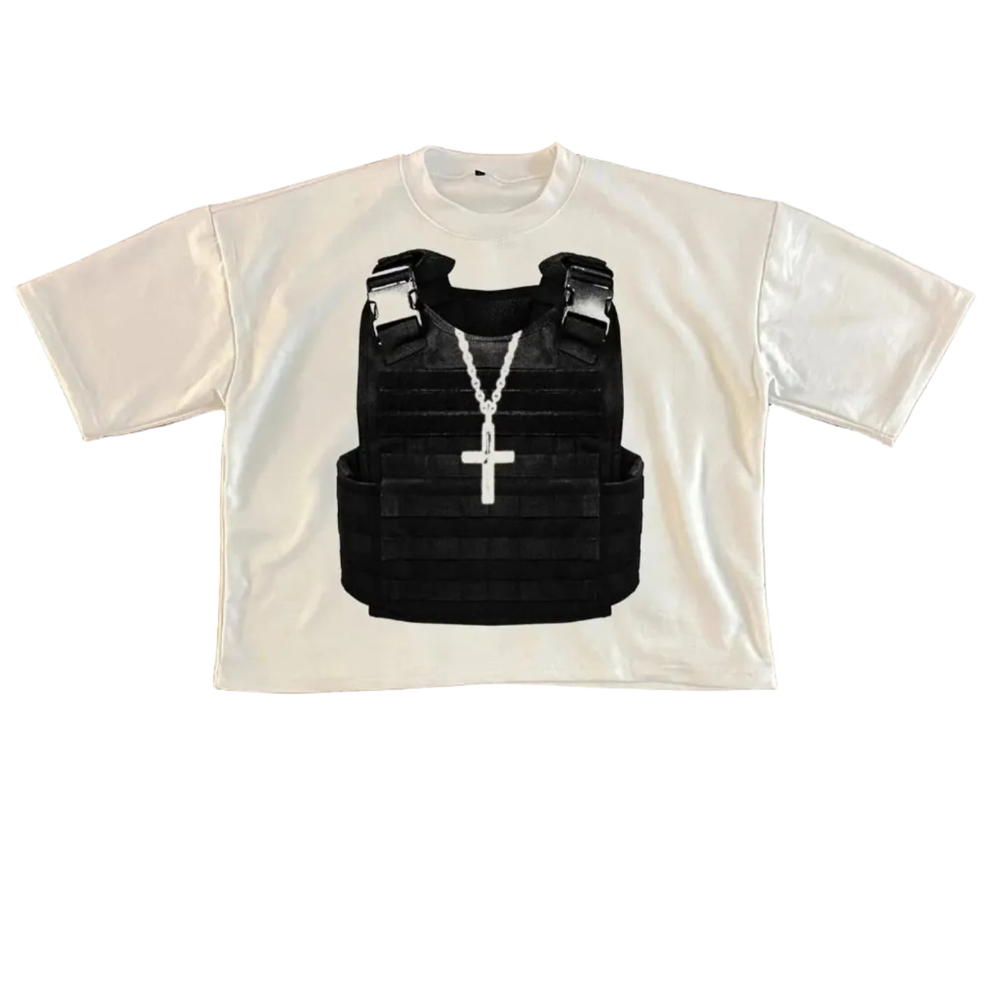Y2K Style Bulletproof Vest Tee