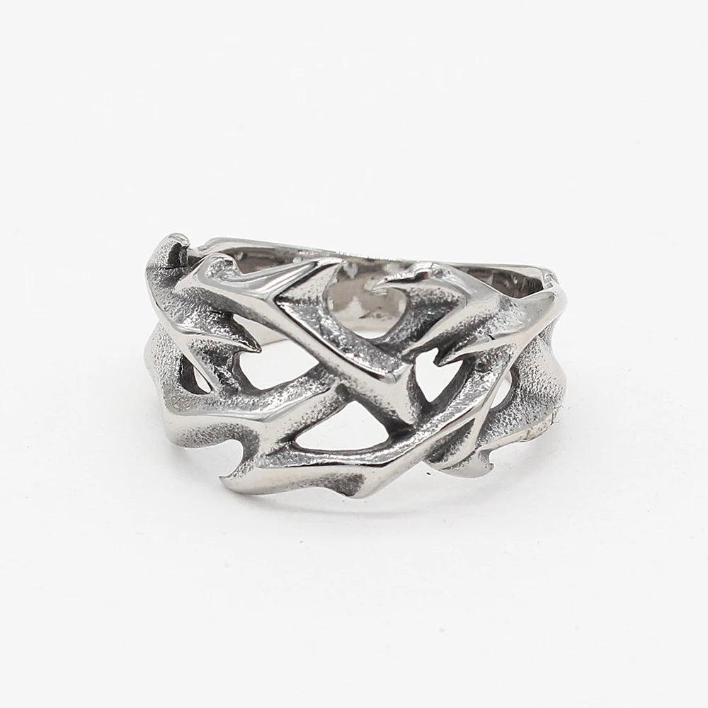 Vintage Punk THORNS Ring