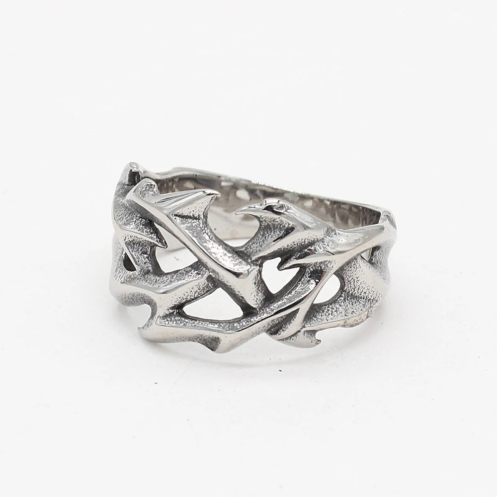 Vintage Punk THORNS Ring