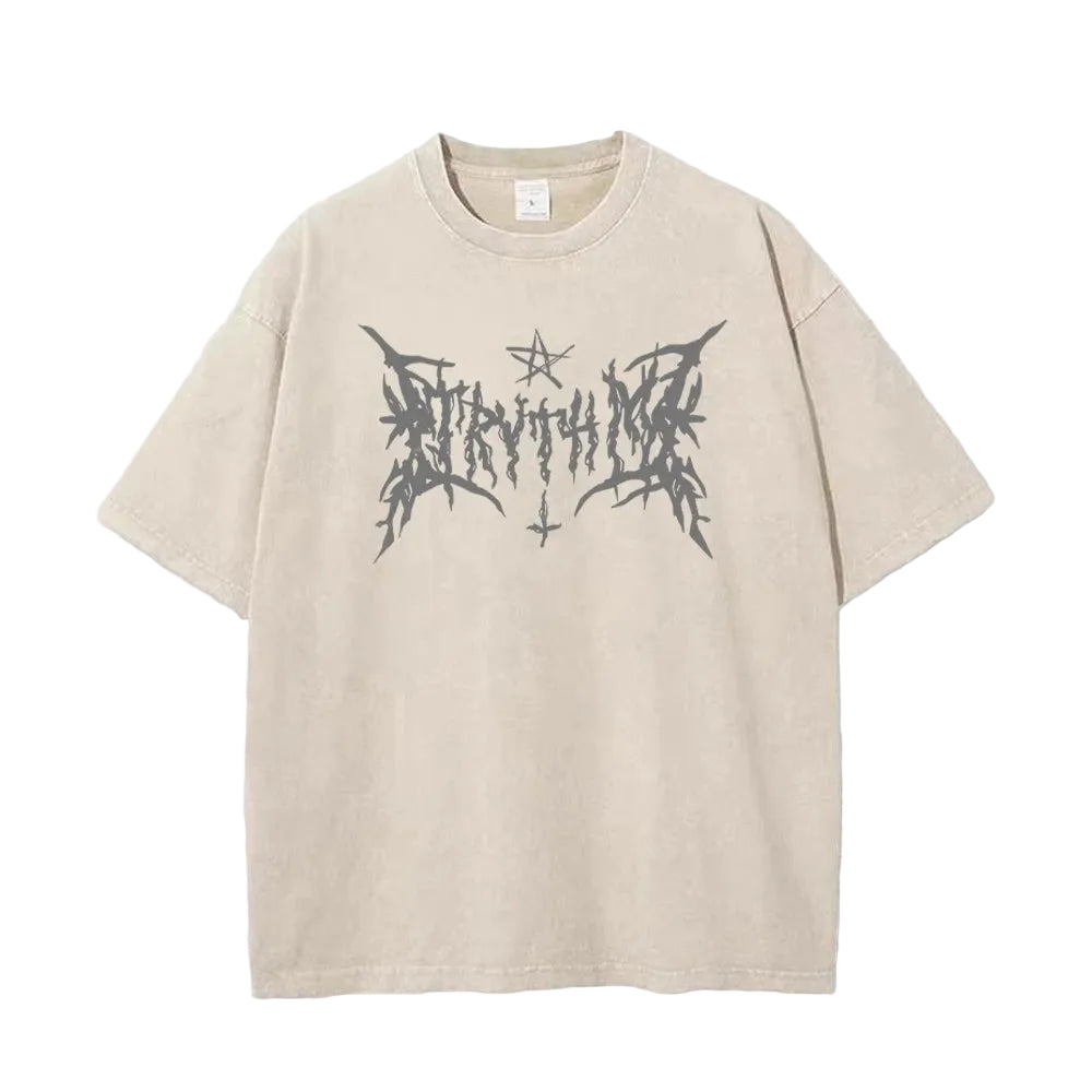 Y2K Gothic Writing Tee