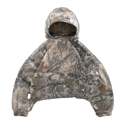 Camo Y2K Style Hoodie