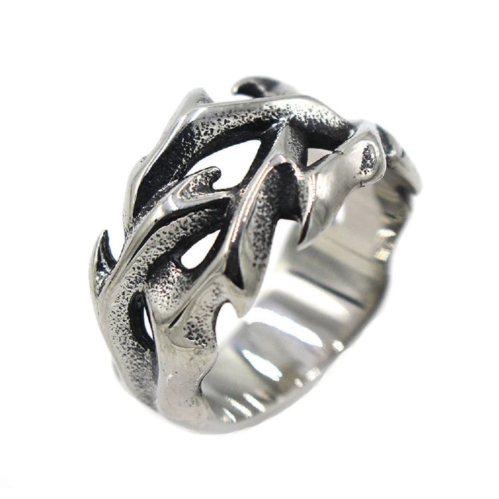 Vintage Punk THORNS Ring