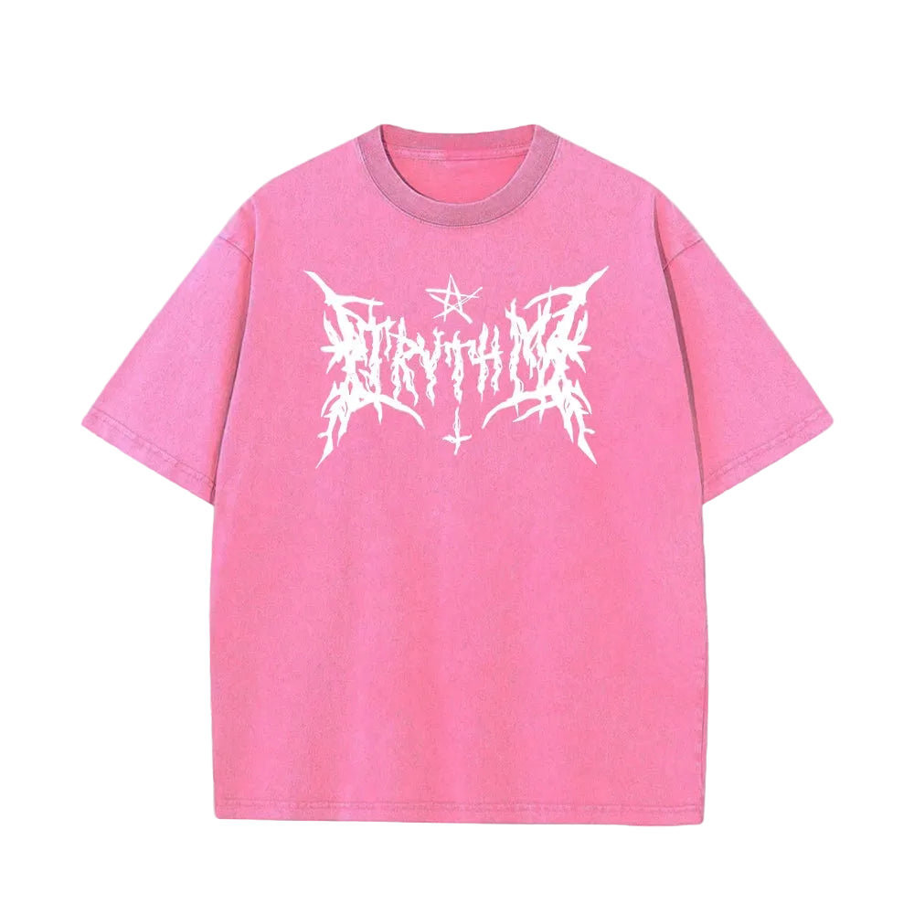 Y2K Gothic Writing Tee