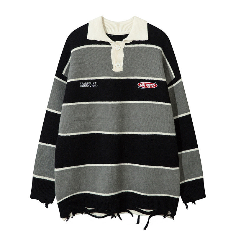 Retro Contrast Sweater