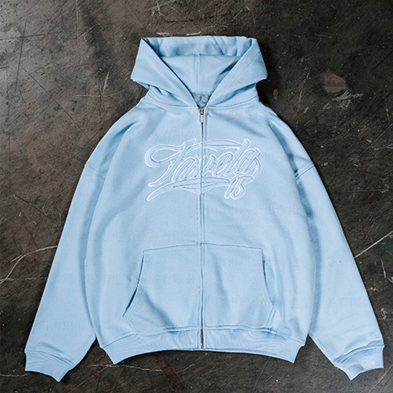 American Retro Zip-up Hoodie