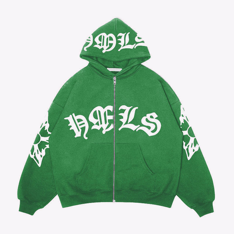 Letter Print Hoodie