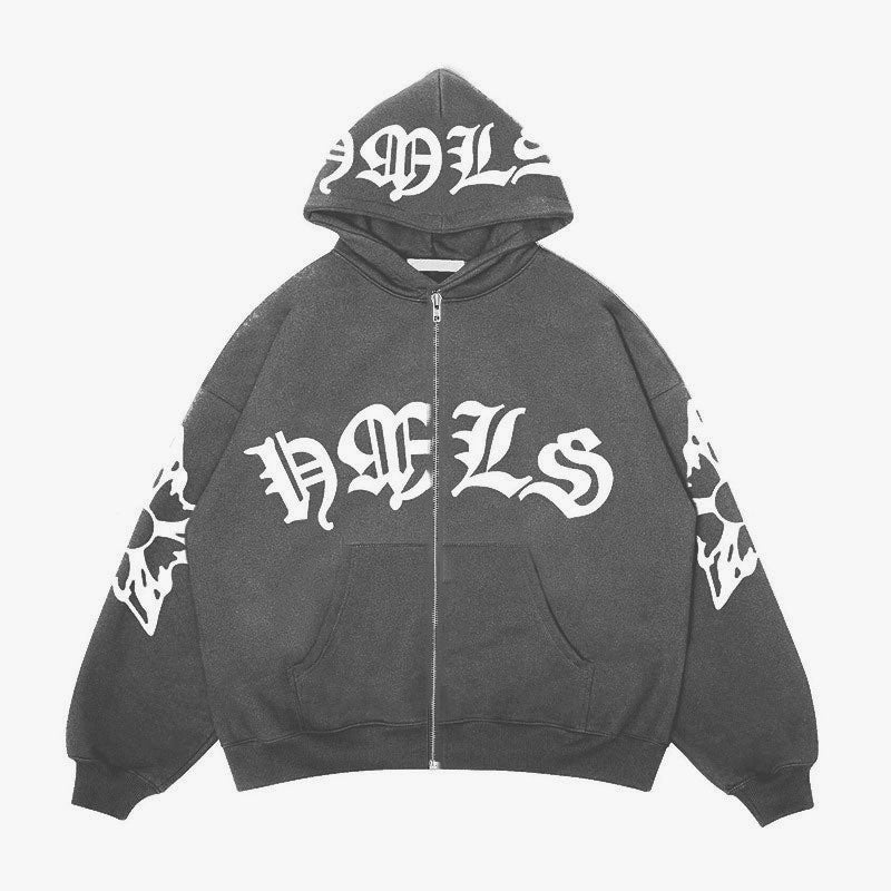 Letter Print Hoodie
