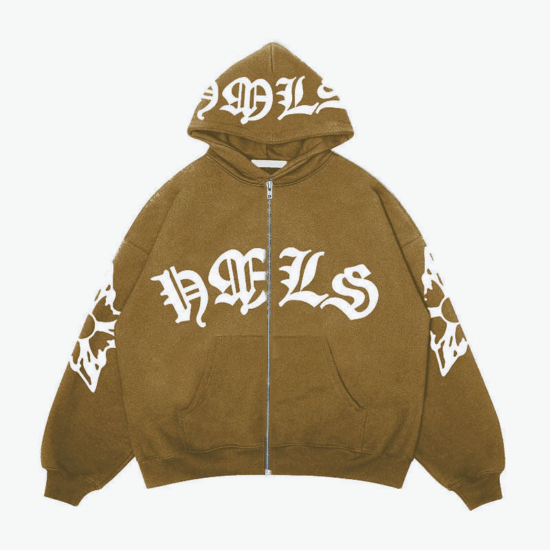 Letter Print Hoodie