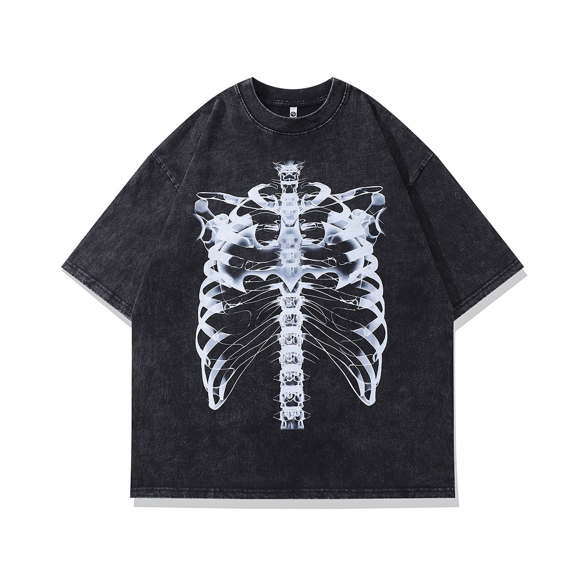 Retro Cartoon Printed T-shirt